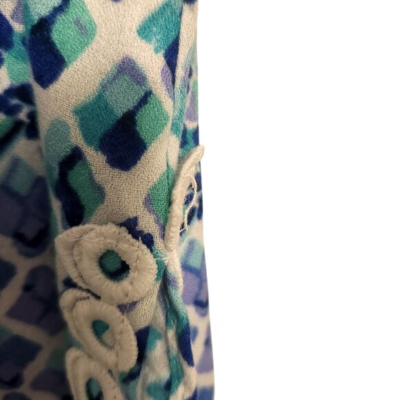 Lilly Pulitzer Girls Jane Shift Dress Size 3 Coastal Pineapple - Picture 8 of 11